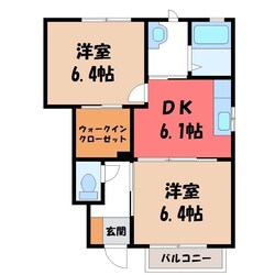 クレールメゾンＦの物件間取画像